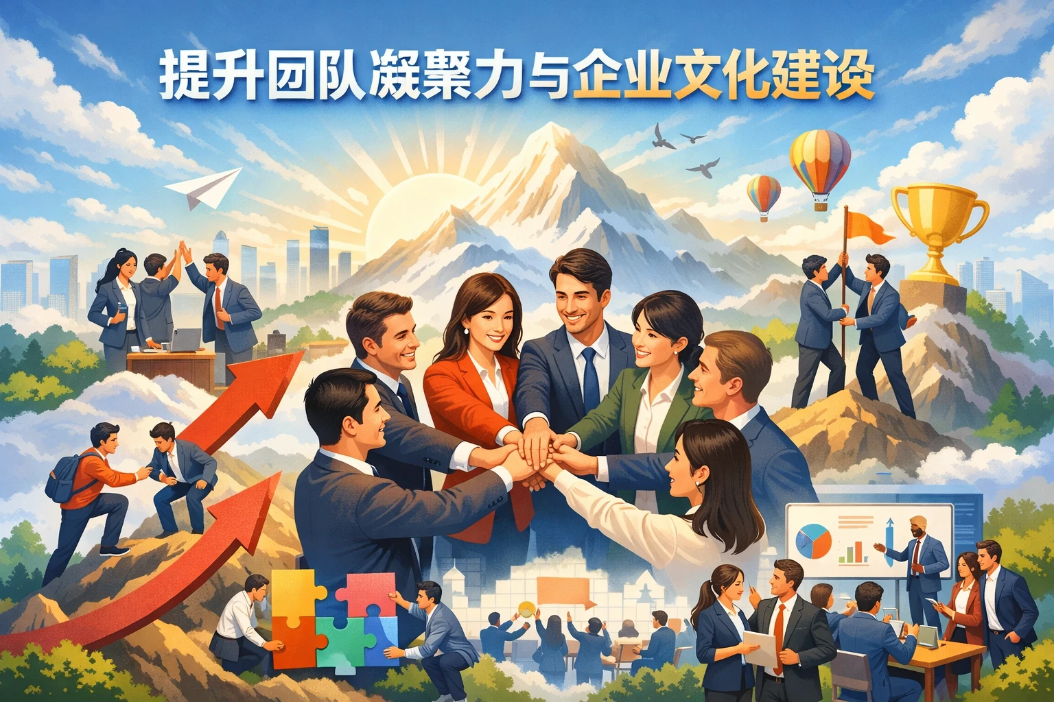 提升团队凝聚力与企业文化建设