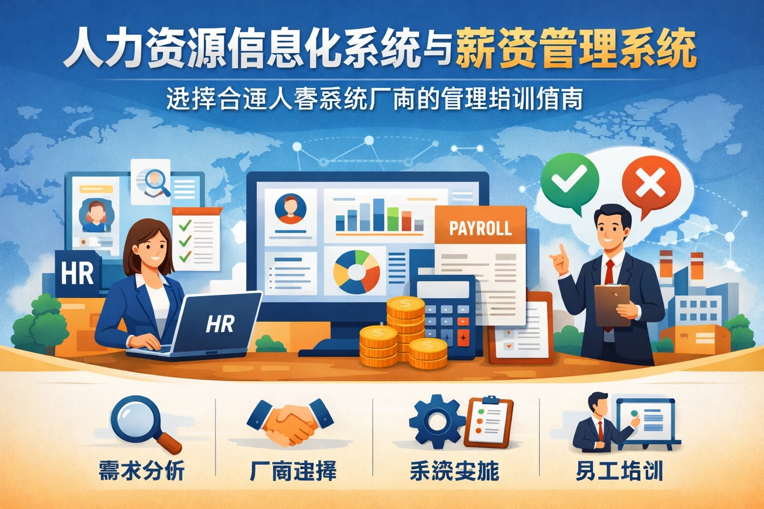 人力资源信息化系统与薪资管理系统：选择合适人事系统厂商的管理培训指南