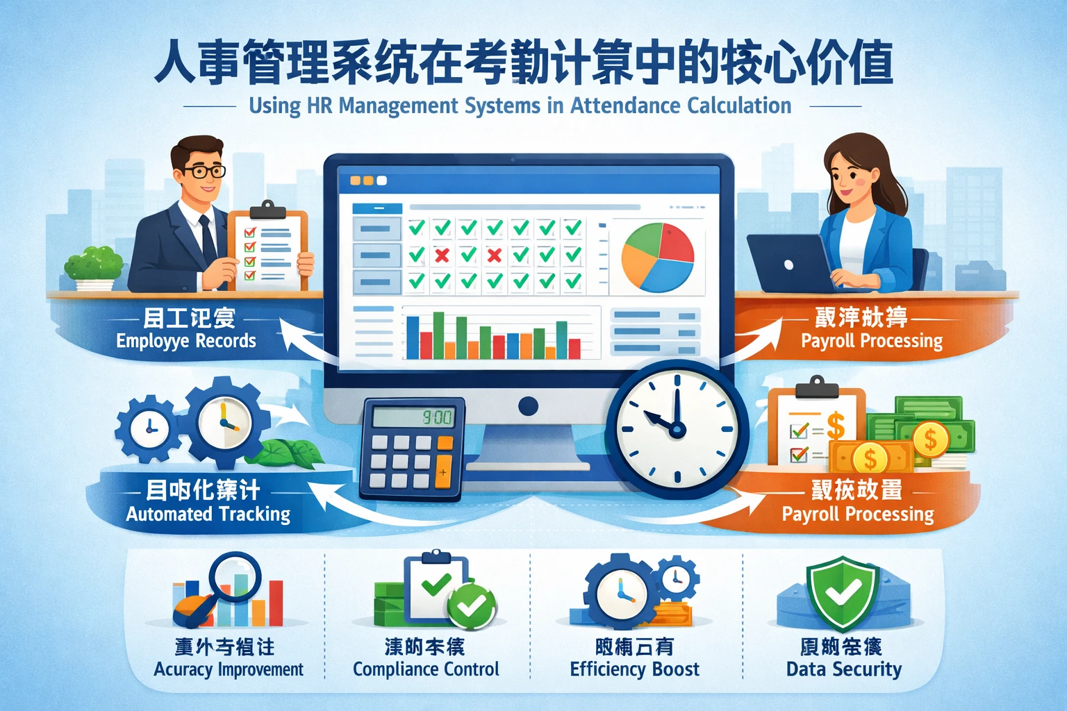人事管理系统在考勤计算中的核心价值