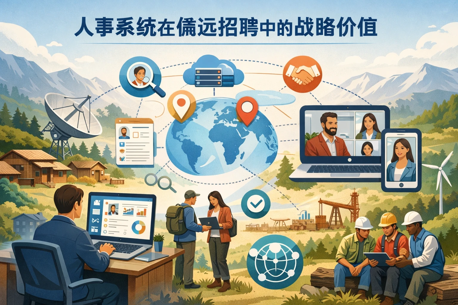 人事系统在偏远招聘中的战略价值