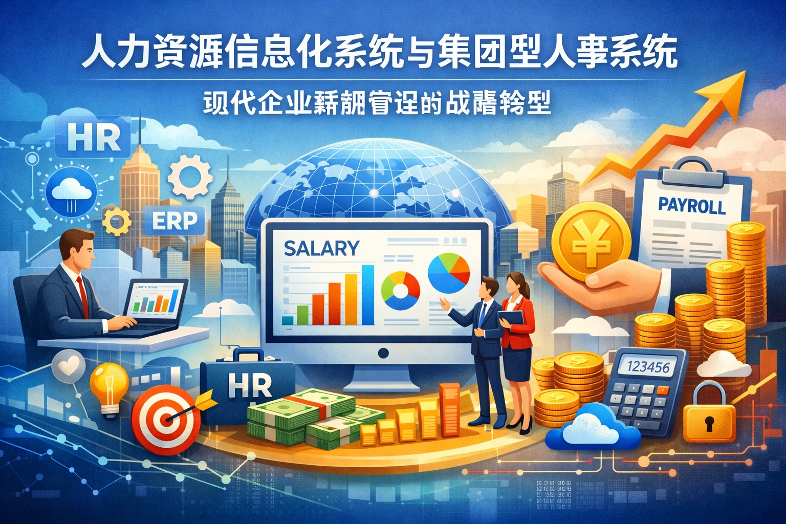 人力资源信息化系统与集团型人事系统:现代企业薪酬管理的战略转型