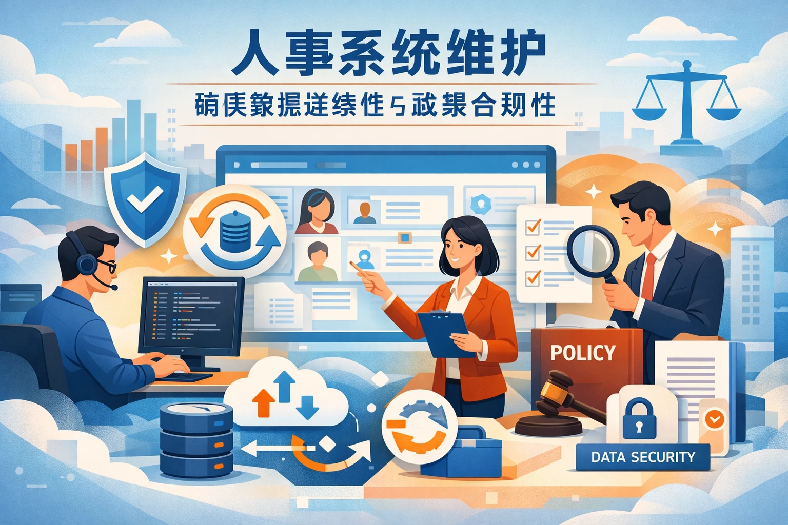 人事系统维护确保数据连续性与政策合规性