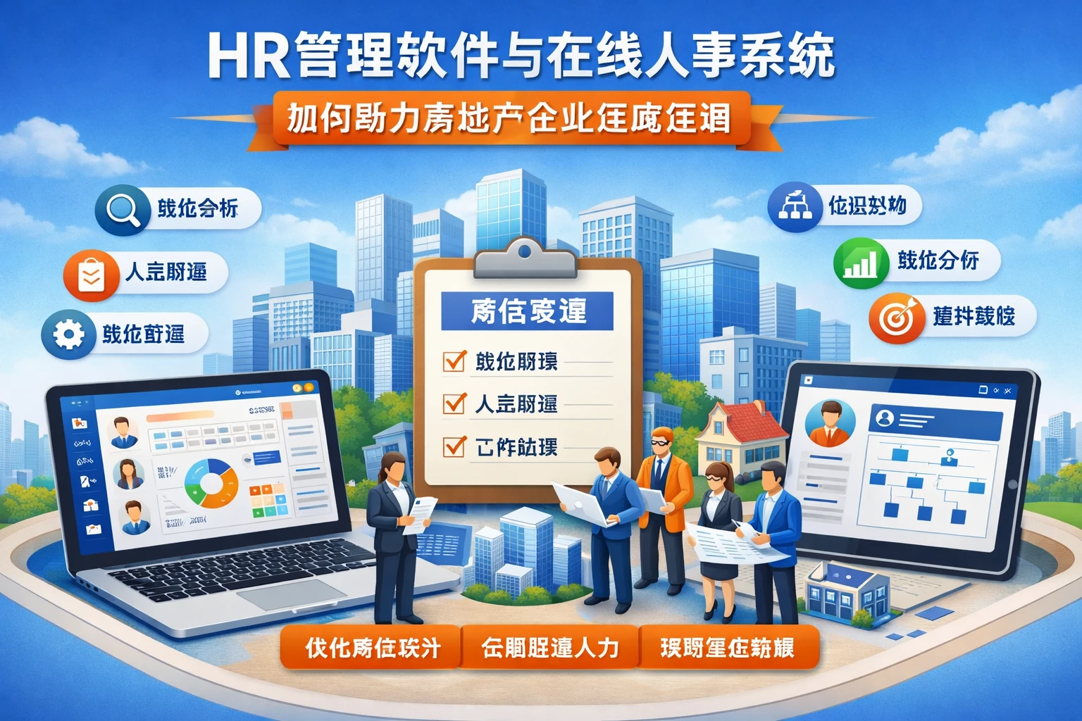 HR管理软件与在线人事系统如何助力房地产企业定岗定编