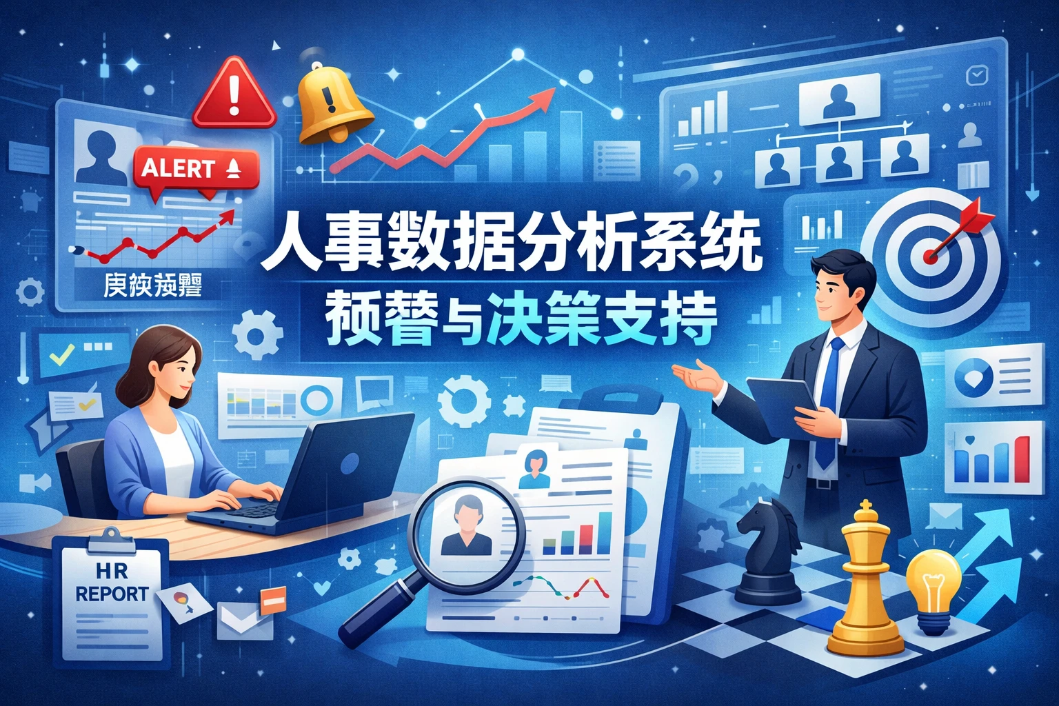 人事数据分析系统的预警与决策支持功能
