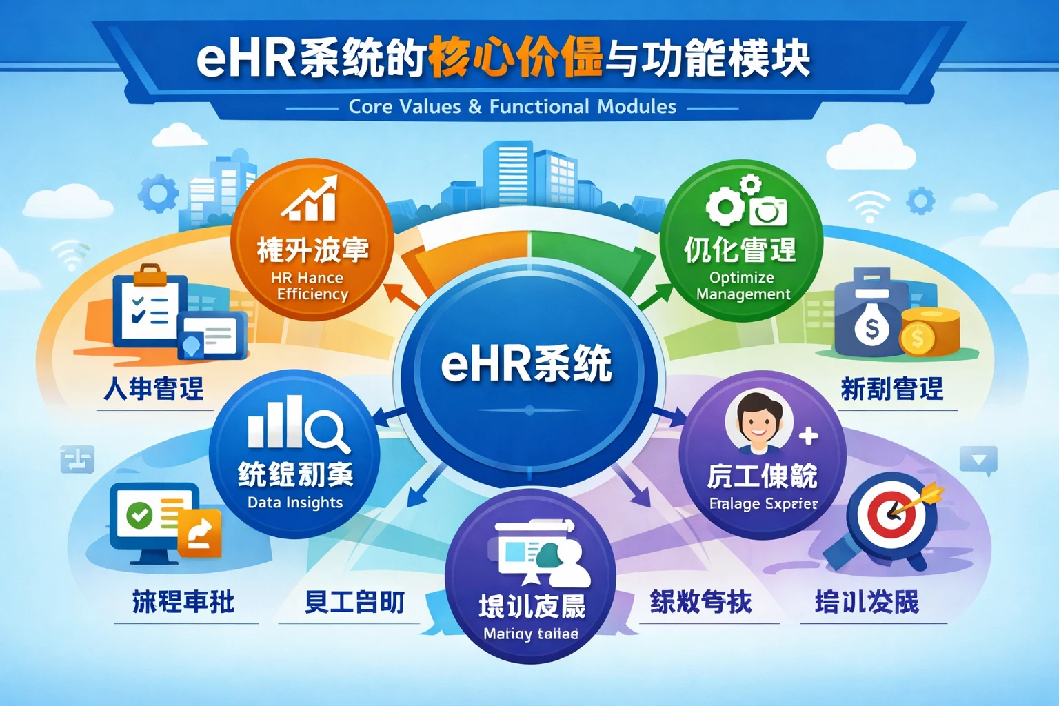 eHR系统的核心价值与功能模块