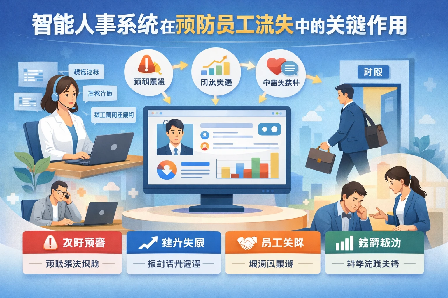 智能人事系统在预防员工流失中的关键作用