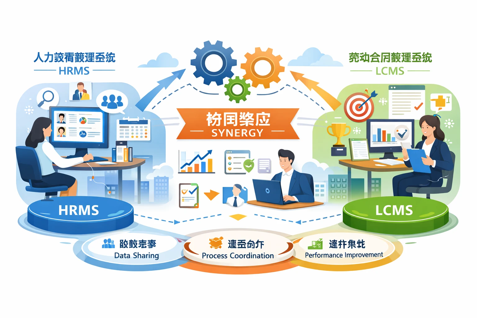 人力资源管理系统、劳动合同管理系统与绩效管理系统的协同效应