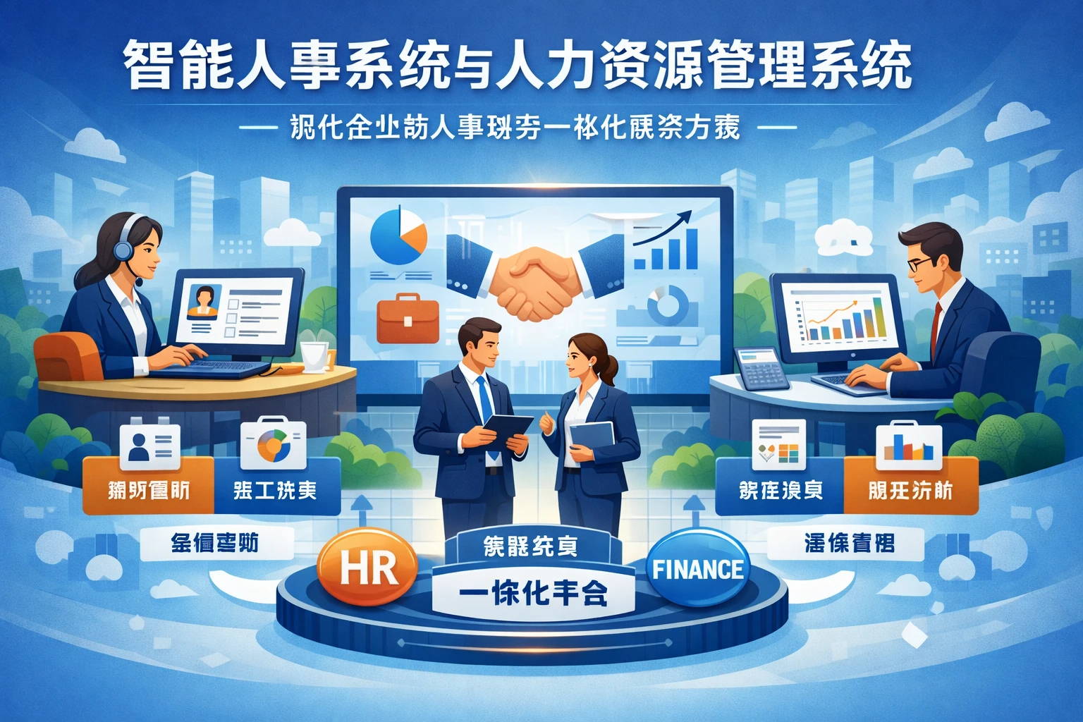 智能人事系统与人力资源管理系统：现代企业的人事财务一体化解决方案