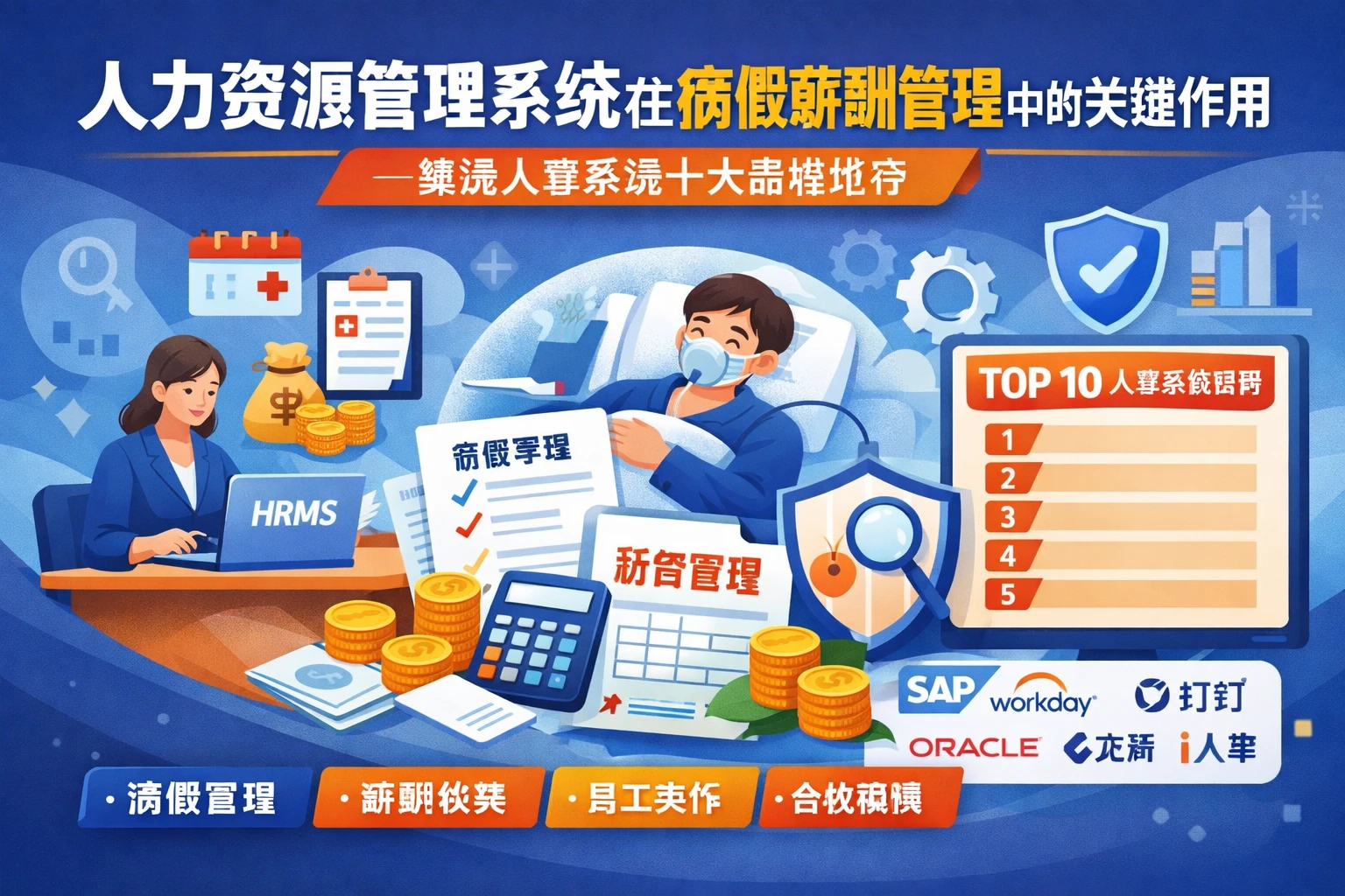 人力资源管理系统在病假薪酬管理中的关键作用——兼谈人事系统十大品牌推荐