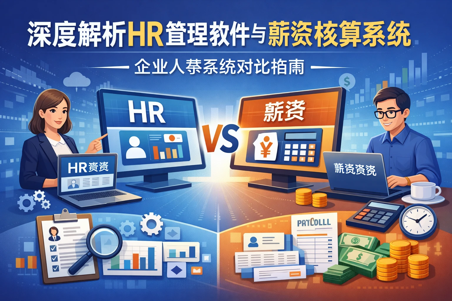 深度解析HR管理软件与薪资核算系统：企业人事系统对比指南
