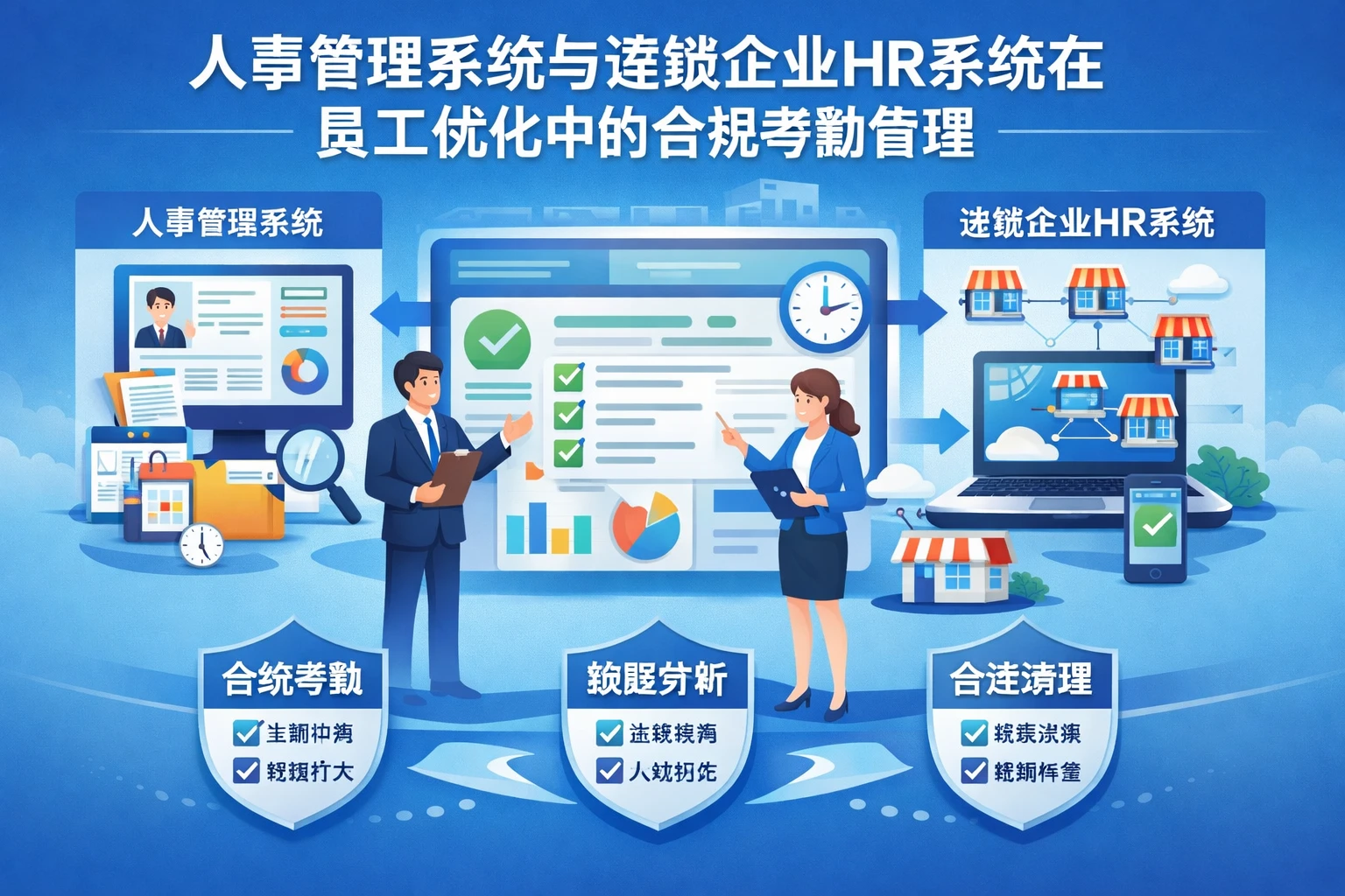 人事管理系统与连锁企业HR系统在员工优化中的合规考勤管理