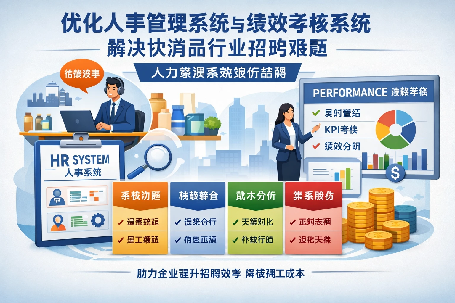 优化人事管理系统与绩效考核系统，解决快消品行业招聘难题——人力资源系统报价指南