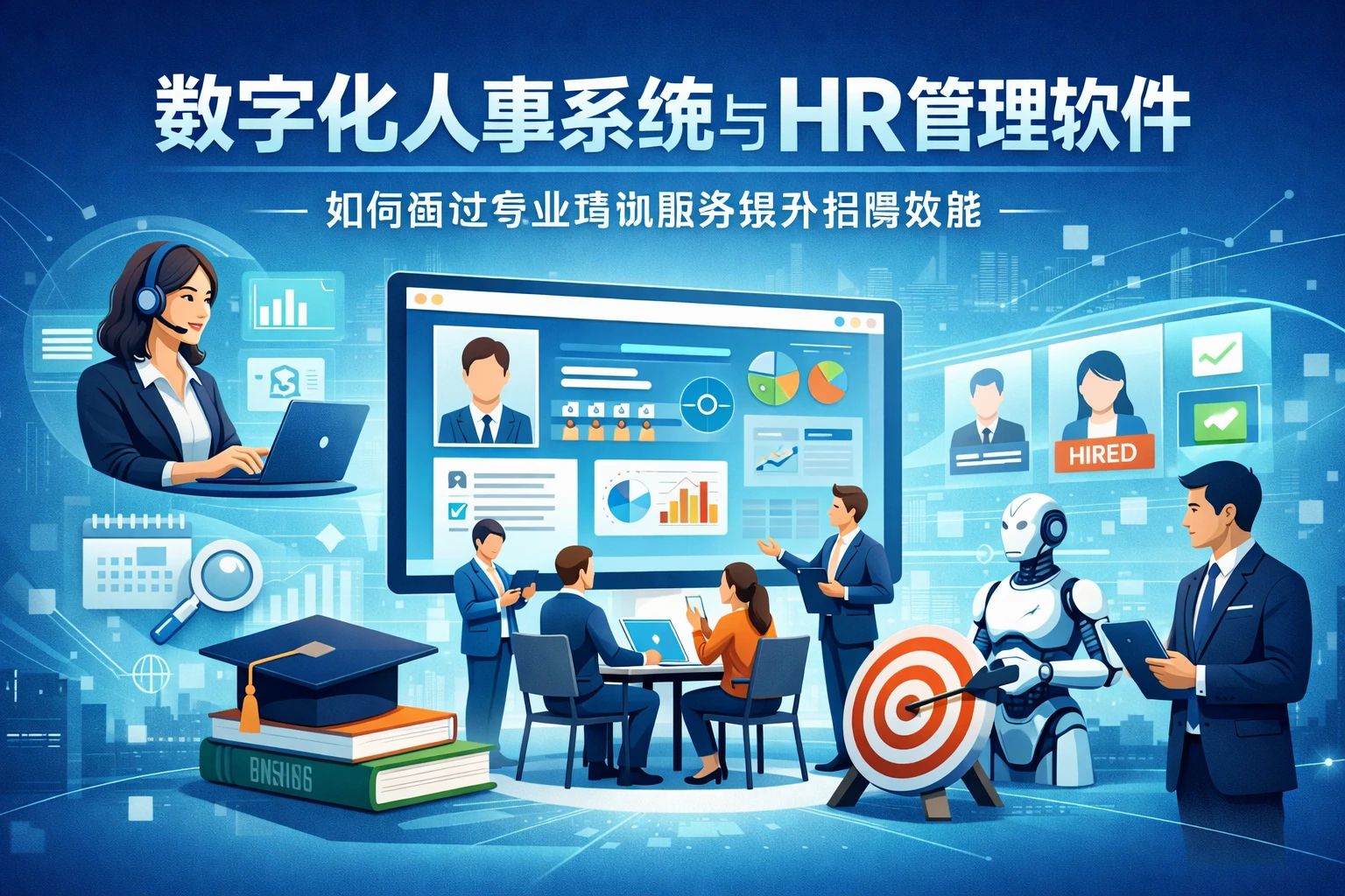 数字化人事系统与HR管理软件：如何通过专业培训服务提升招聘效能