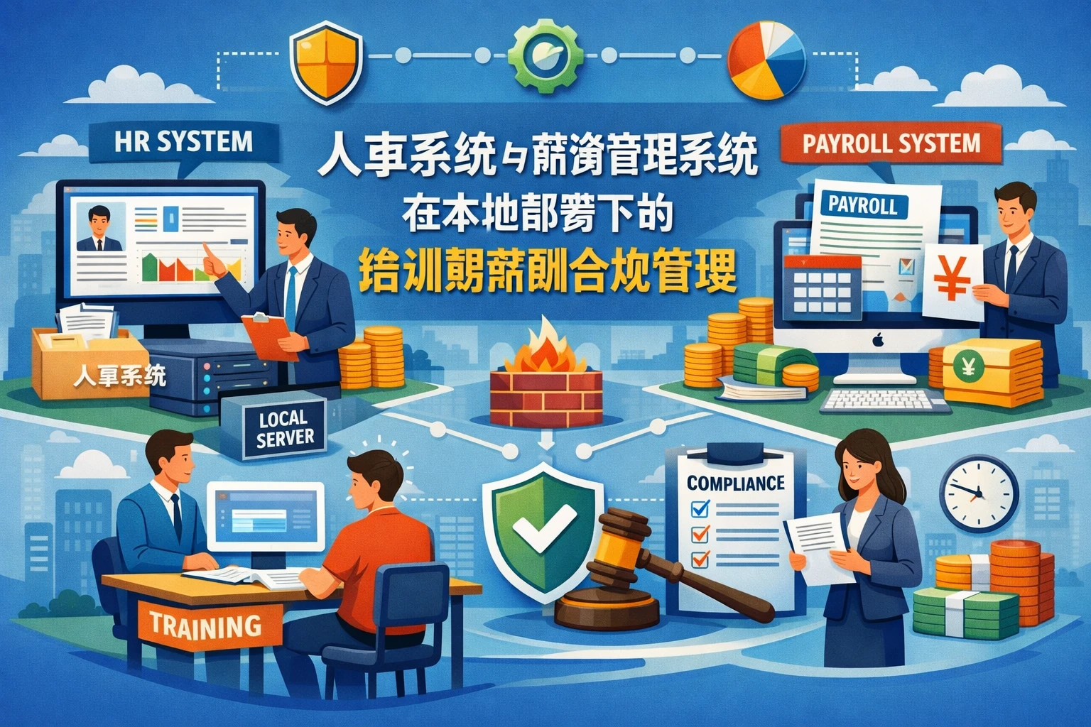人事系统与薪资管理系统在本地部署下的培训期薪酬合规管理