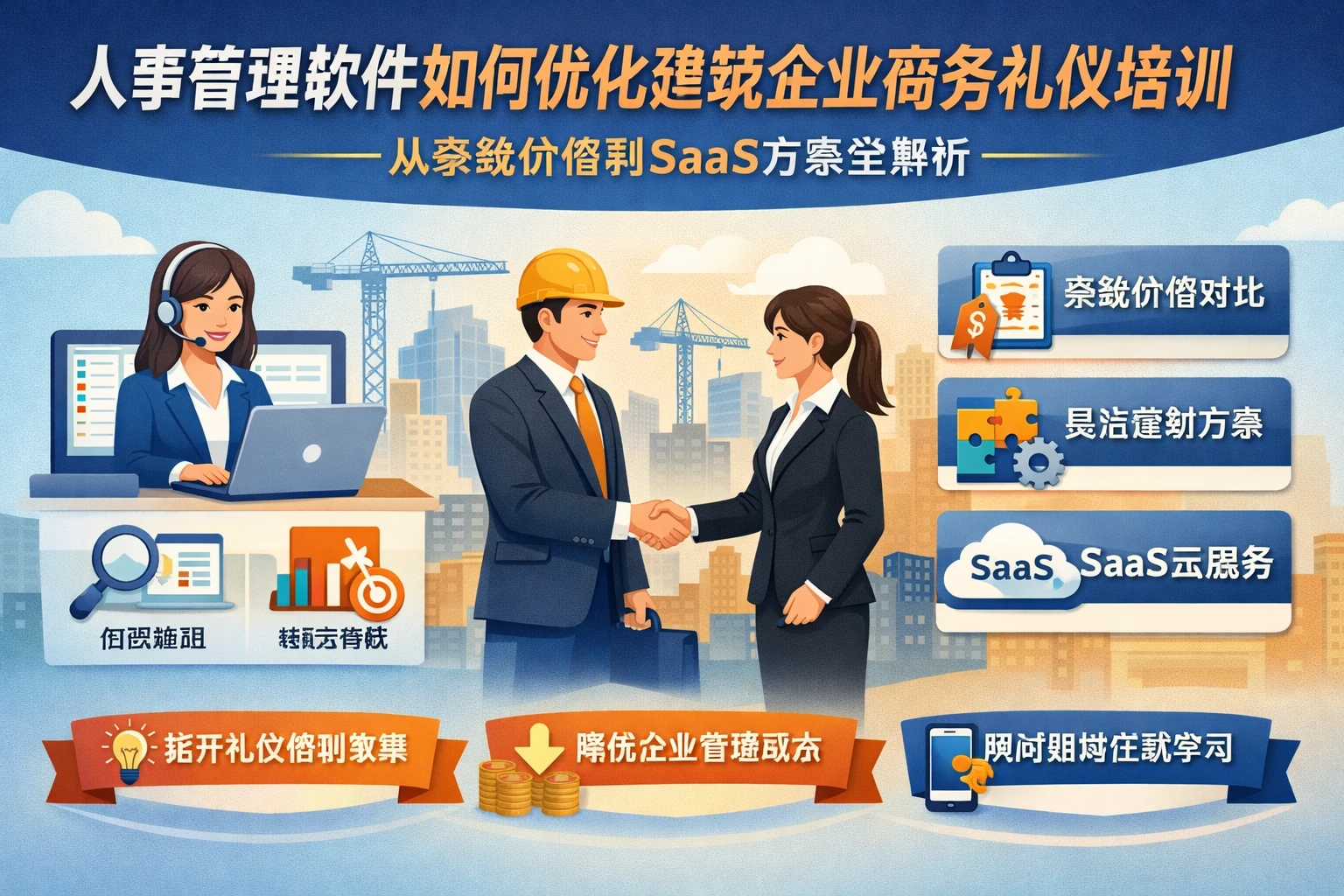 人事管理软件如何优化建筑企业商务礼仪培训——从系统价格到SaaS方案全解析