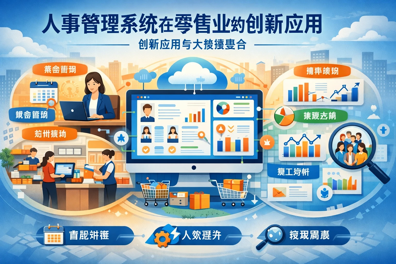 人事管理系统在零售业的创新应用与大数据整合