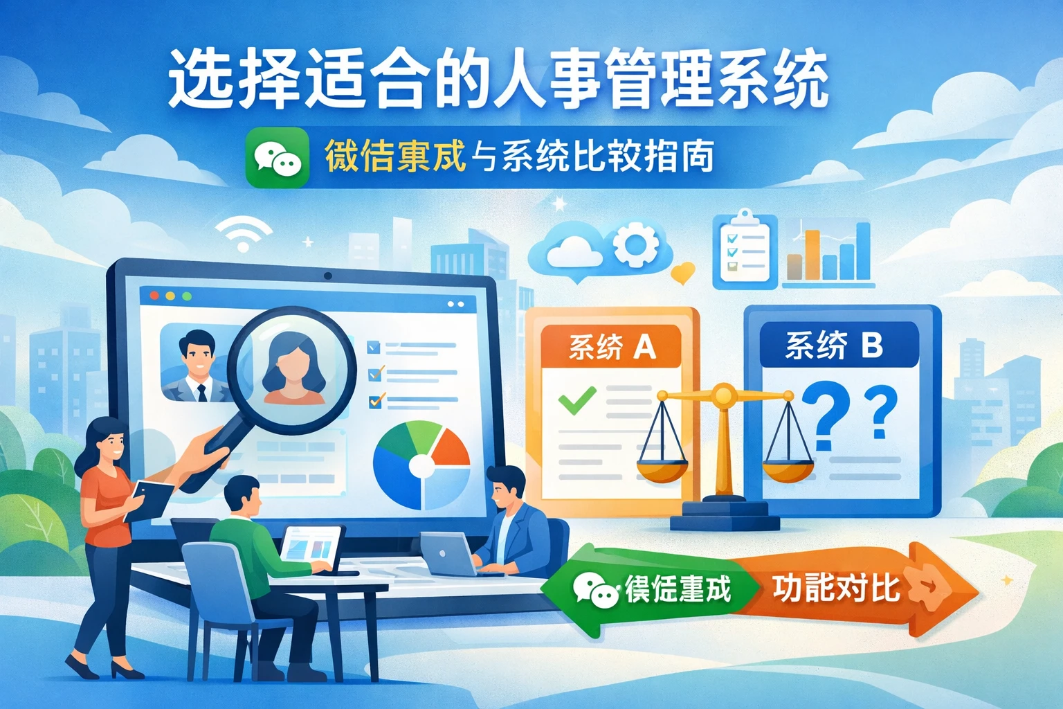选择适合的人事管理系统:微信集成与系统比较指南