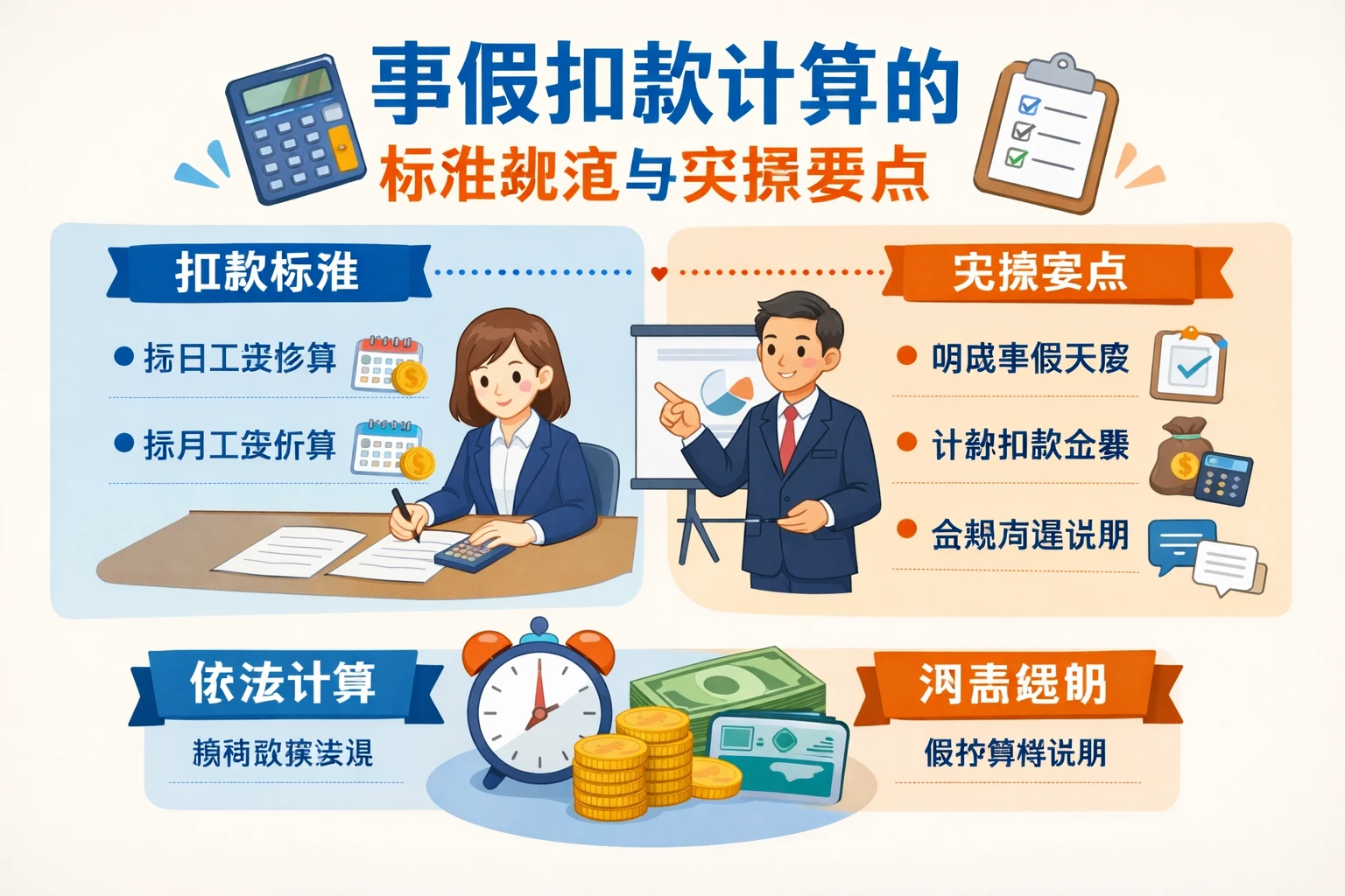 事假扣款计算的标准规范与实操要点