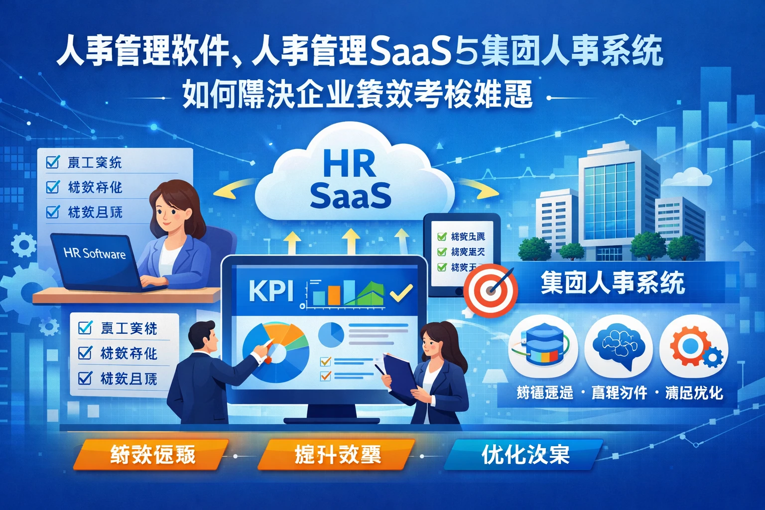 人事管理软件、人事管理SaaS与集团人事系统如何解决企业绩效考核难题