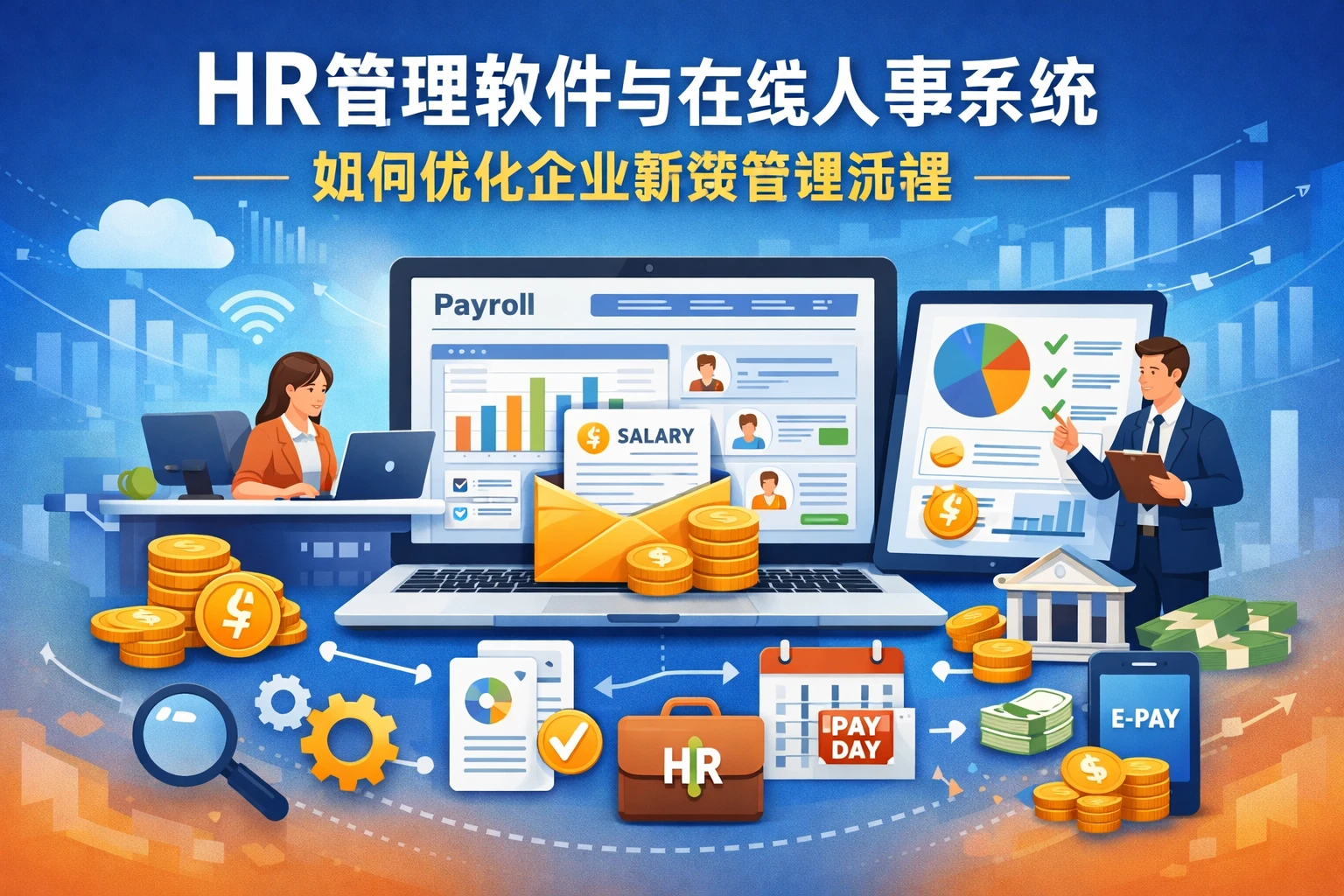 HR管理软件与在线人事系统如何优化企业薪资管理流程