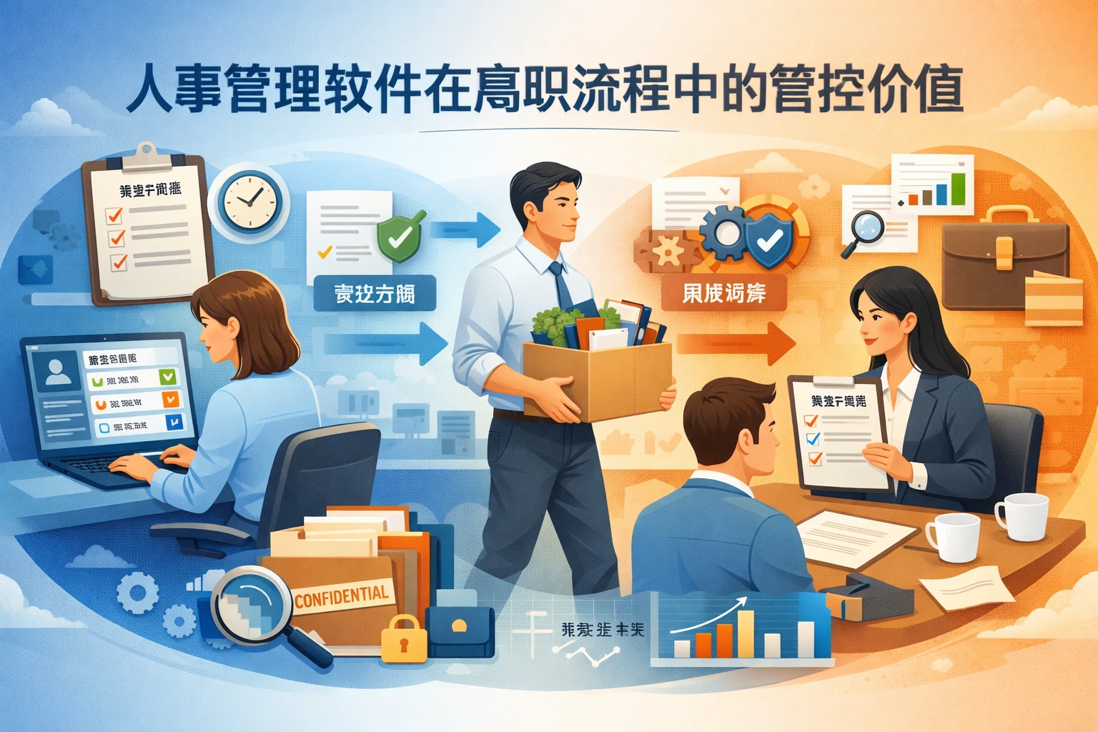 人事管理软件在离职流程中的管控价值