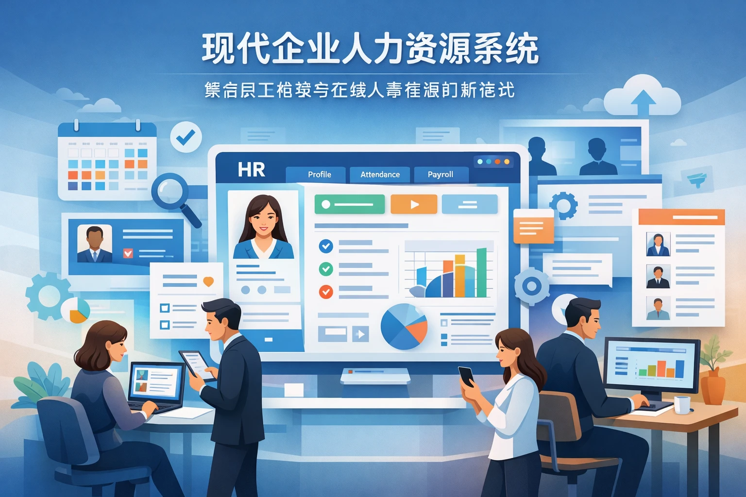现代企业人力资源系统：整合员工档案与在线人事管理的新范式