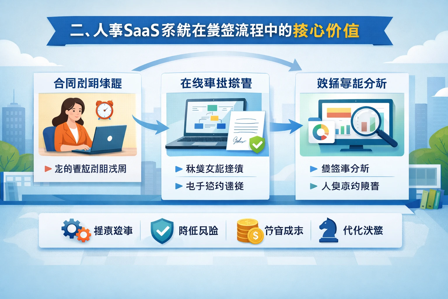二、人事SaaS系统在续签流程中的核心价值