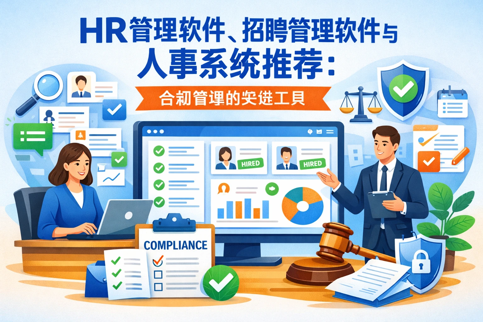 HR管理软件、招聘管理软件与人事系统推荐：合规管理的关键工具