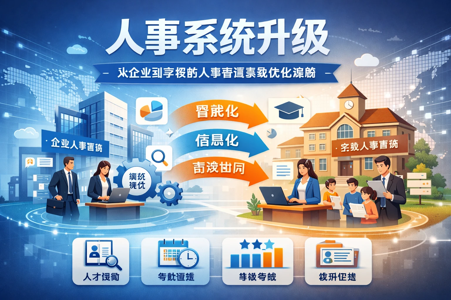 人事系统升级：从企业到学校的人事管理系统优化策略