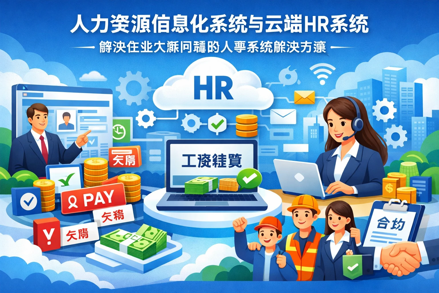 人力资源信息化系统与云端HR系统：解决企业欠薪问题的人事系统解决方案