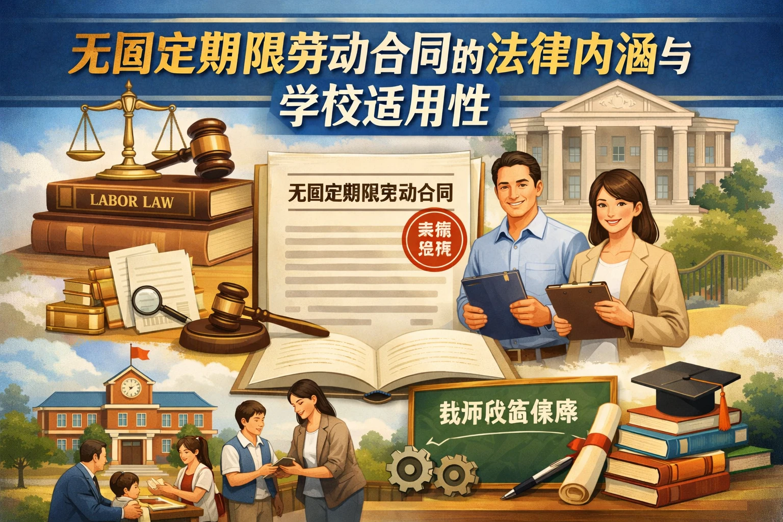 无固定期限劳动合同的法律内涵与学校适用性