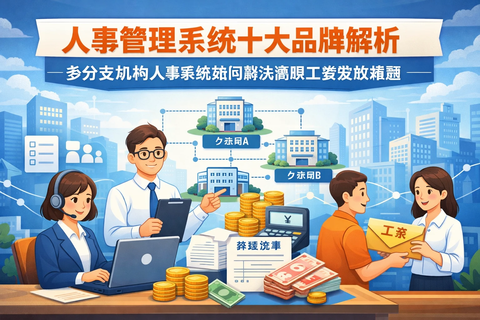 人事管理系统十大品牌解析：多分支机构人事系统如何解决离职工资发放难题
