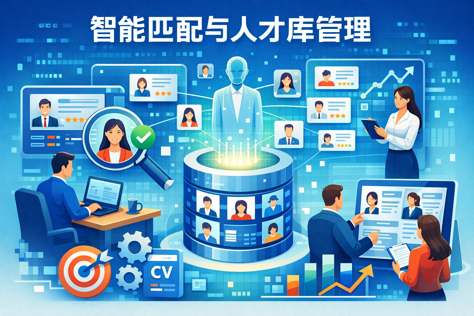 智能匹配与人才库管理