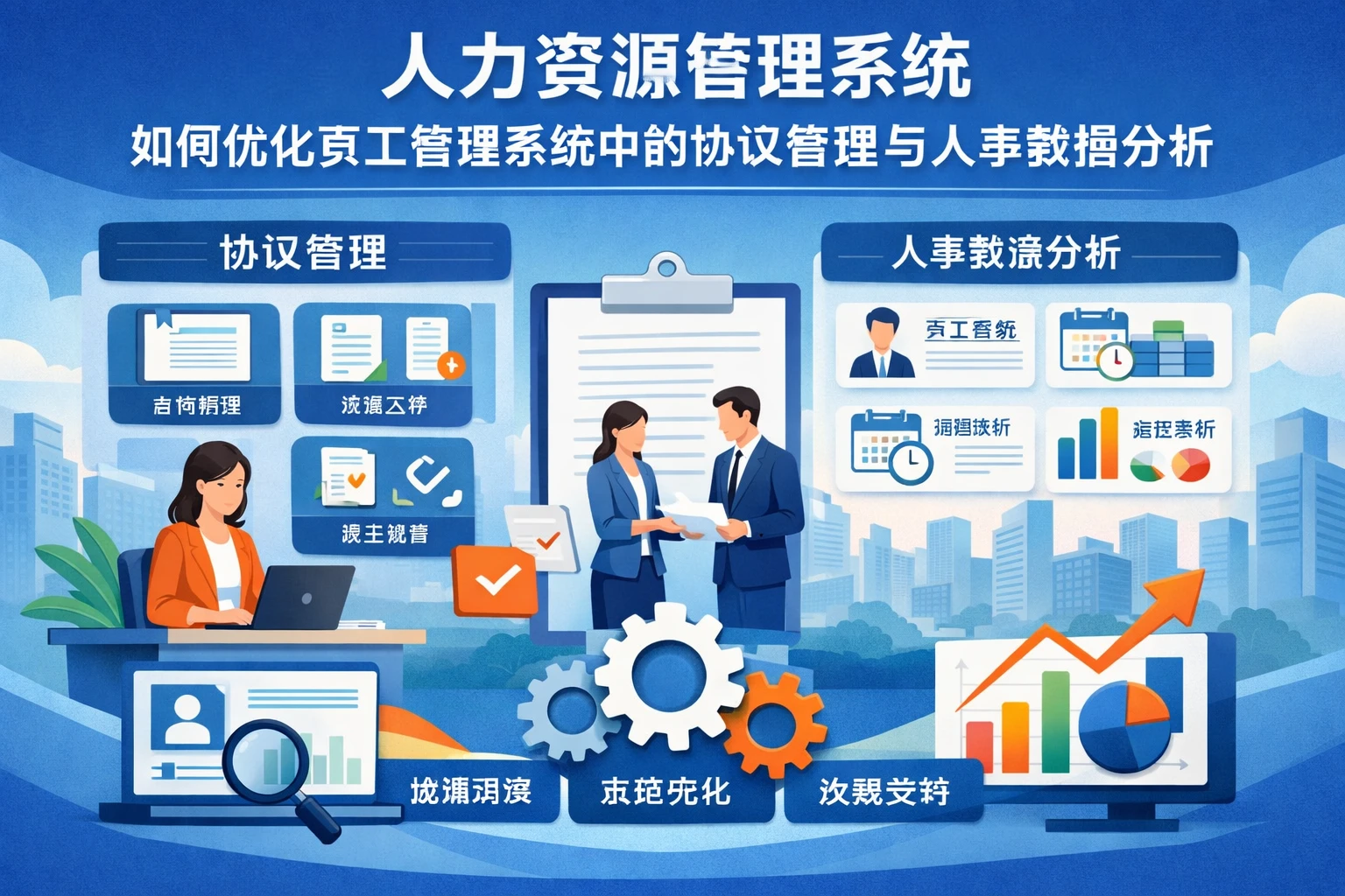 人力资源管理系统如何优化员工管理系统中的协议管理与人事数据分析