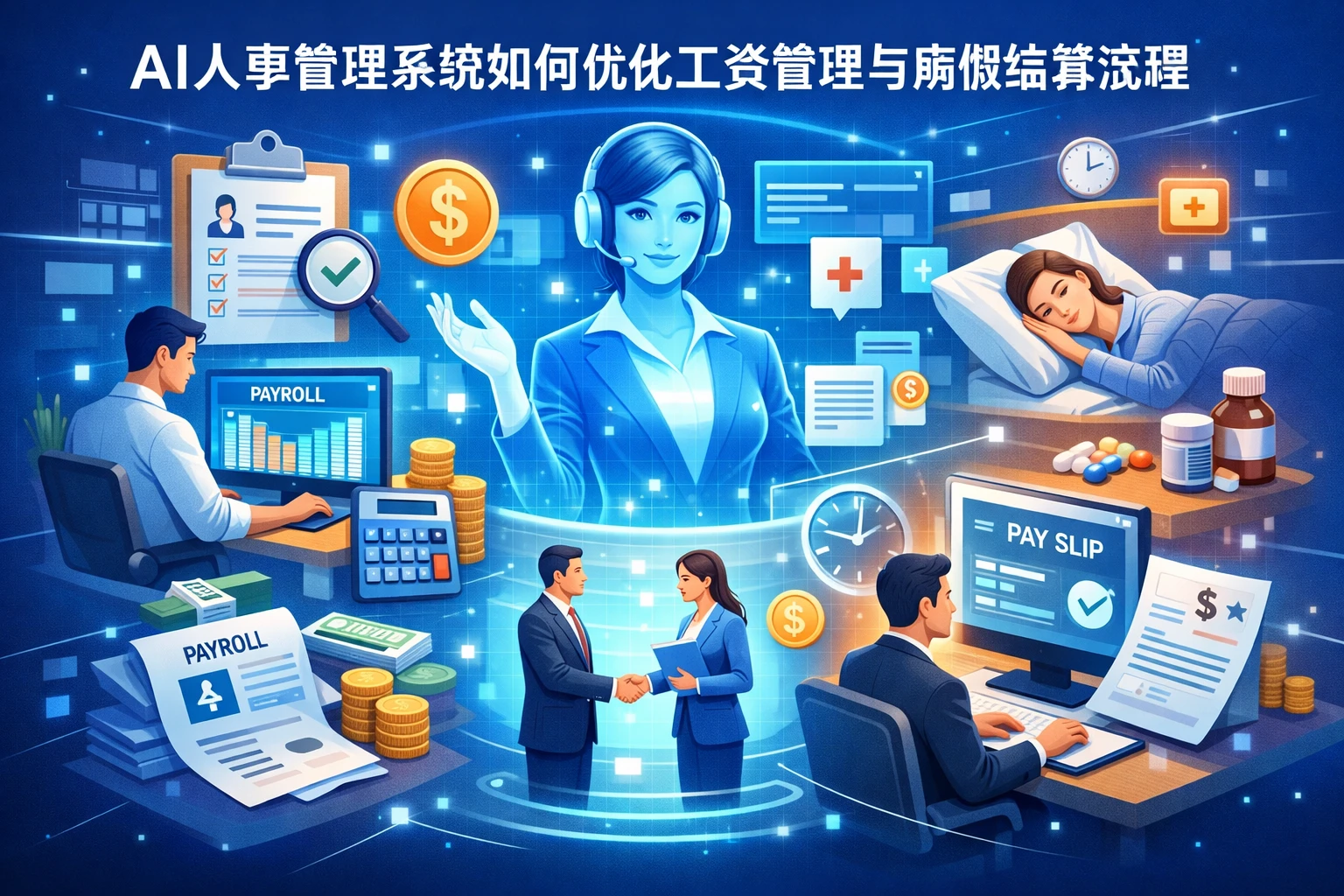 AI人事管理系统如何优化工资管理与病假结算流程