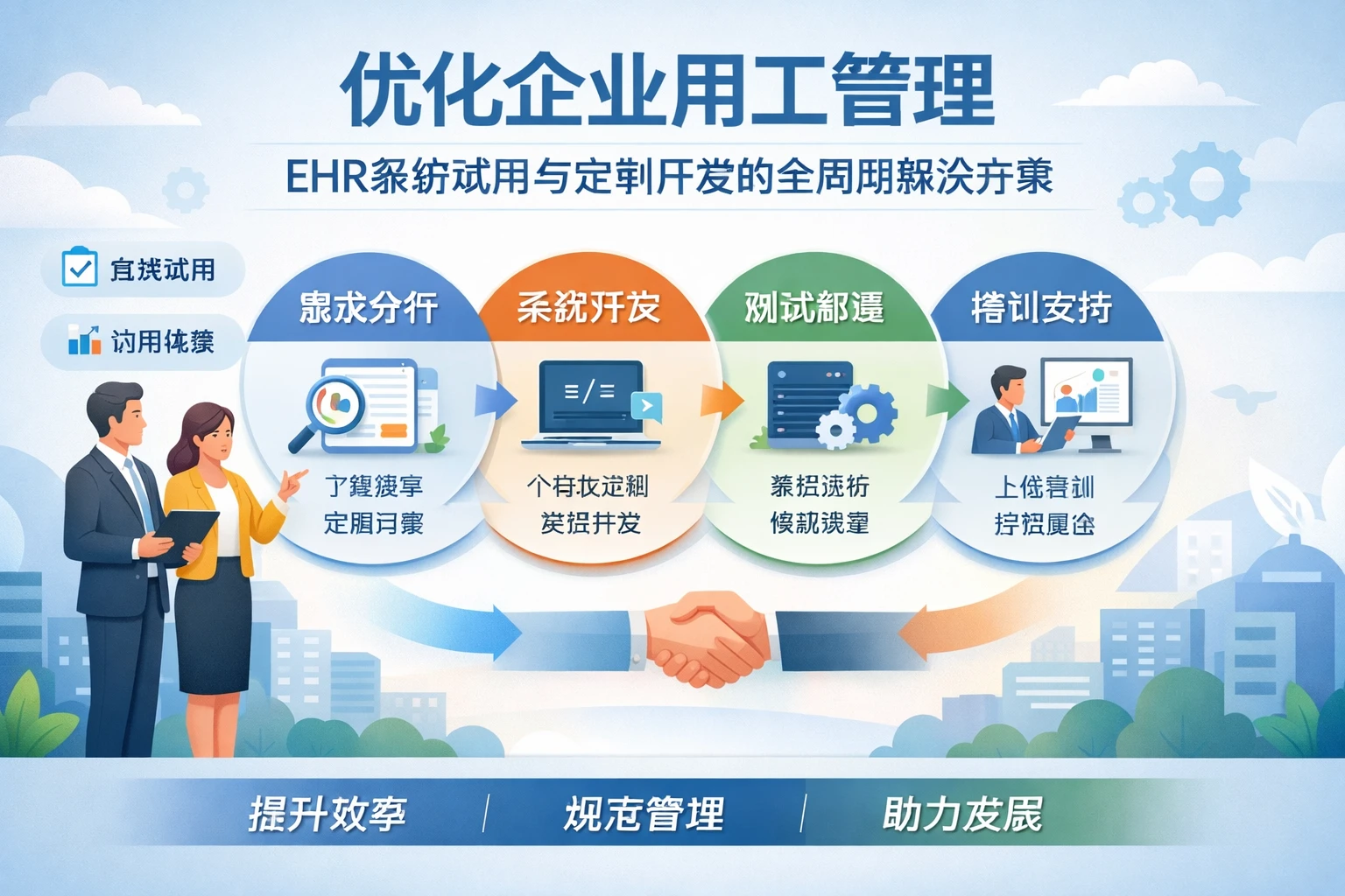 优化企业用工管理：EHR系统试用与定制开发的全周期解决方案