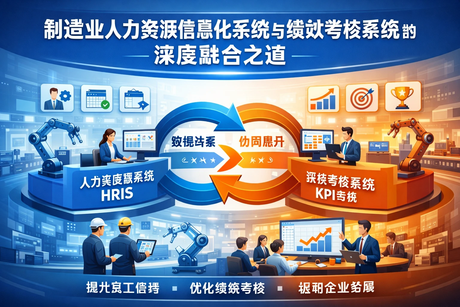 制造业人力资源信息化系统与绩效考核系统的深度融合之道