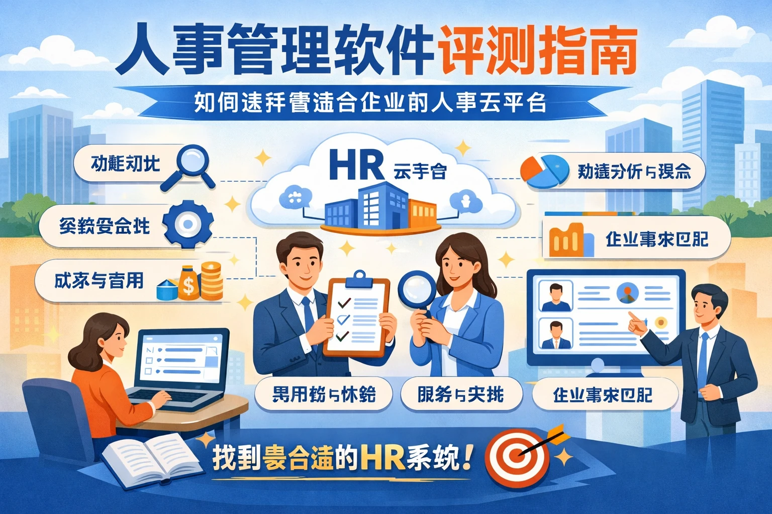 人事管理软件评测指南:如何选择最适合企业的人事云平台