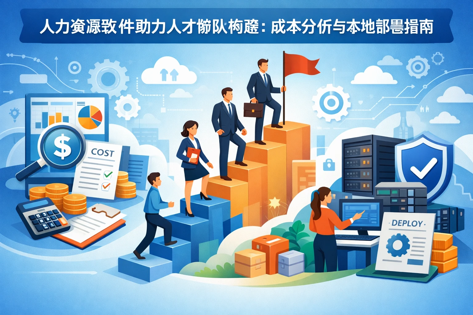 人力资源软件助力人才梯队构建：成本分析与本地部署指南