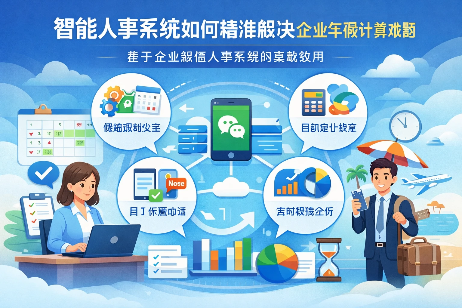 智能人事系统如何精准解决企业年假计算难题 - 基于企业微信人事系统的实践应用
