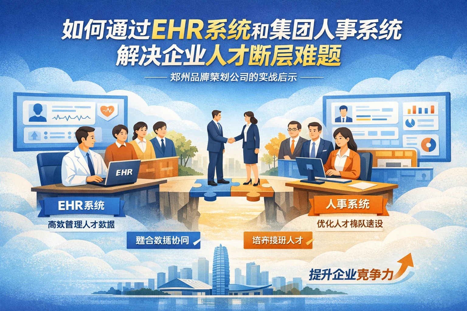 如何通过EHR系统和集团人事系统解决企业人才断层难题——郑州品牌策划公司的实战启示