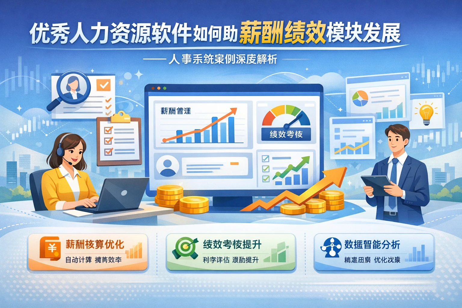 优秀人力资源软件如何助力薪酬绩效模块发展——人事系统案例深度解析