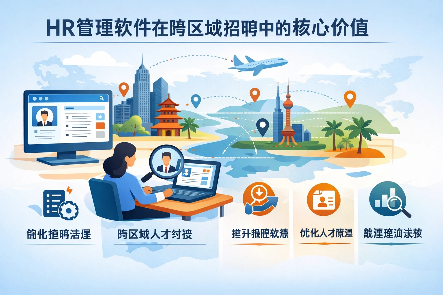 HR管理软件在跨区域招聘中的核心价值