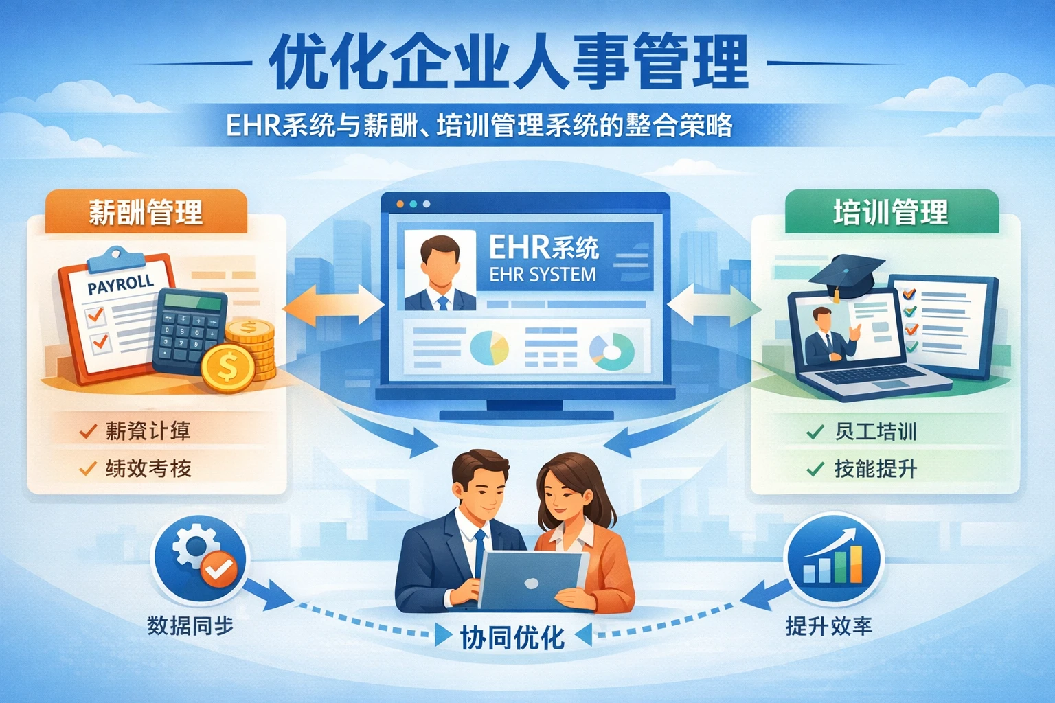 优化企业人事管理：EHR系统与薪酬、培训管理系统的整合策略