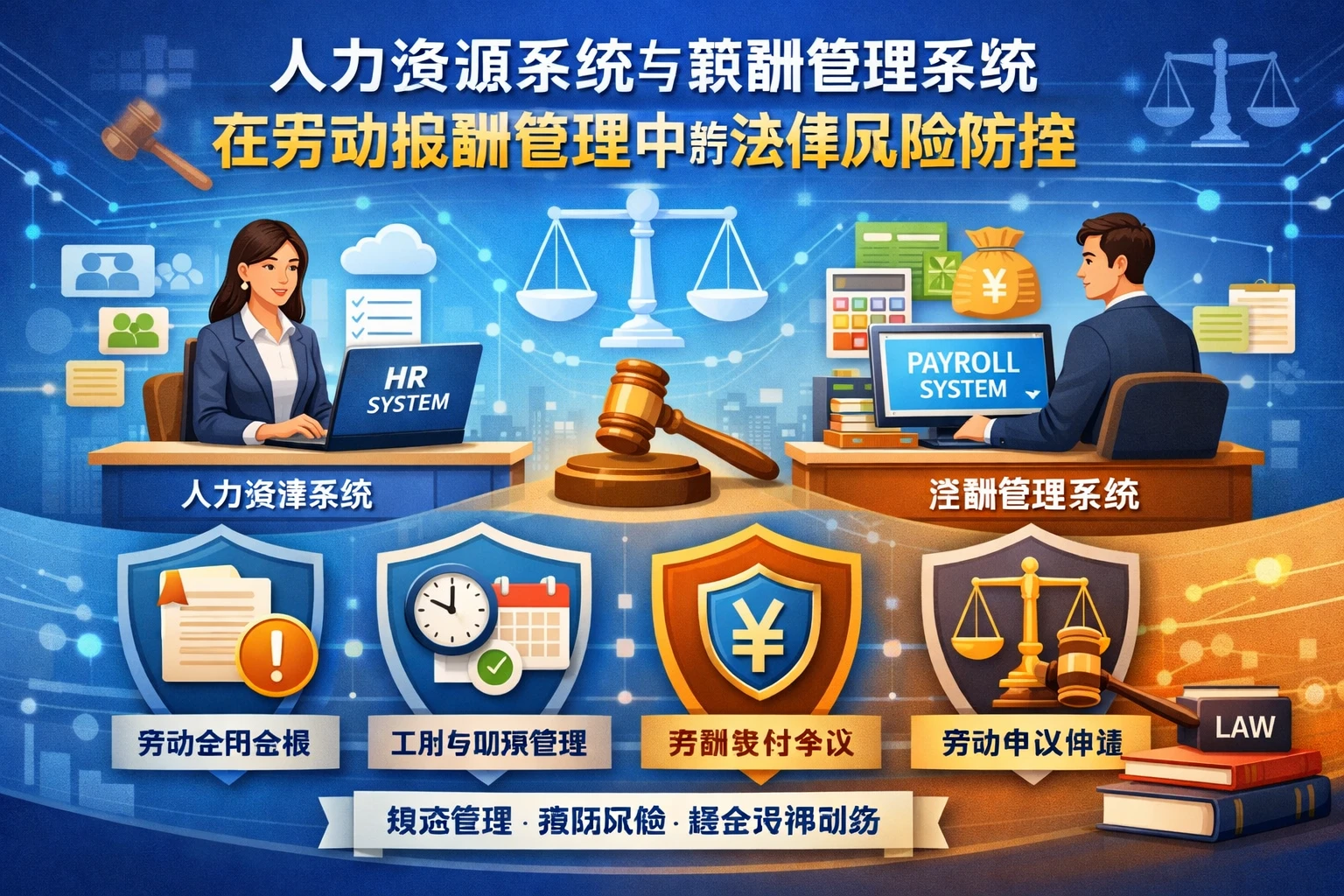 人力资源系统与薪酬管理系统在劳动报酬管理中的法律风险防控