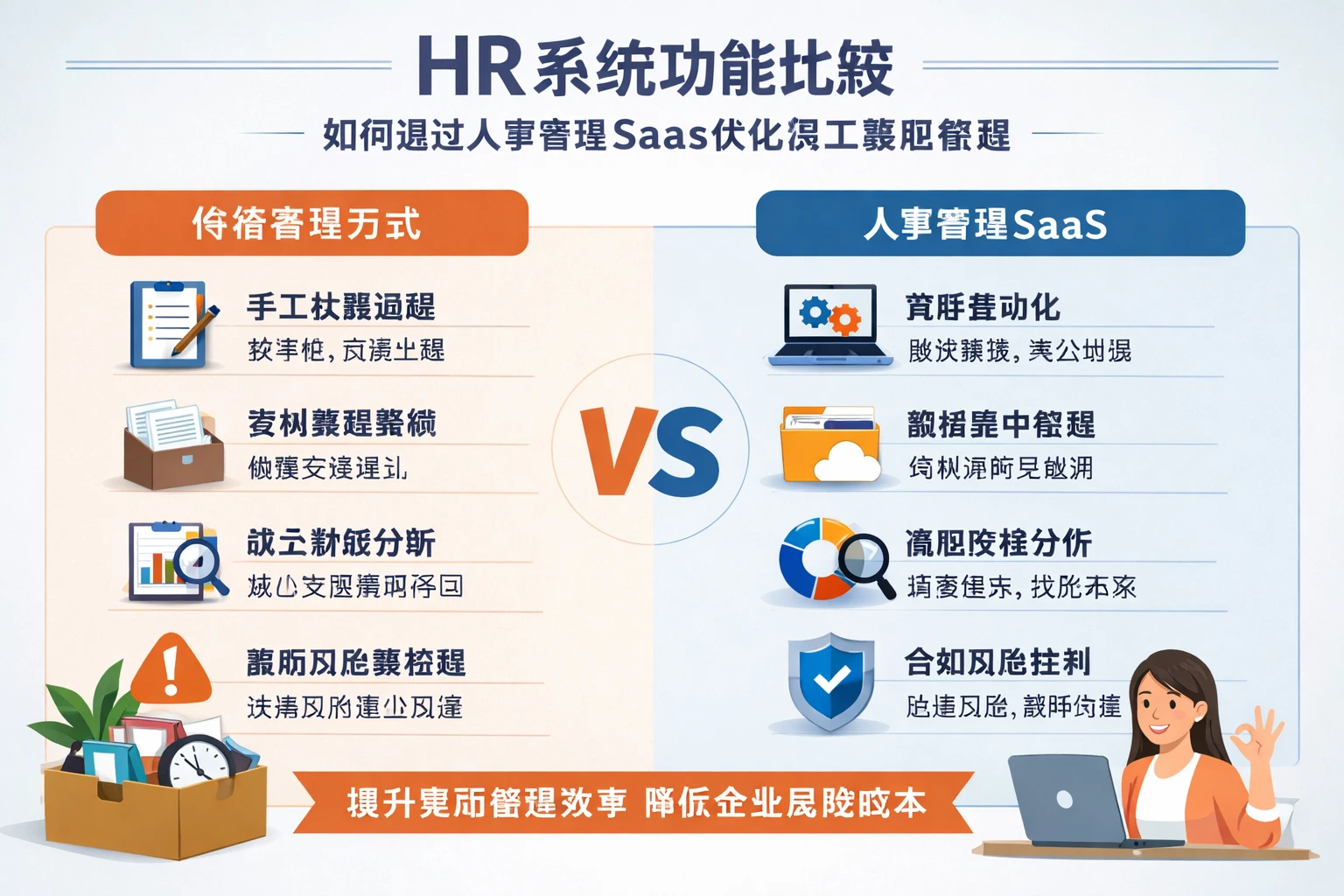 HR系统功能比较：如何通过人事管理SaaS优化员工离职管理