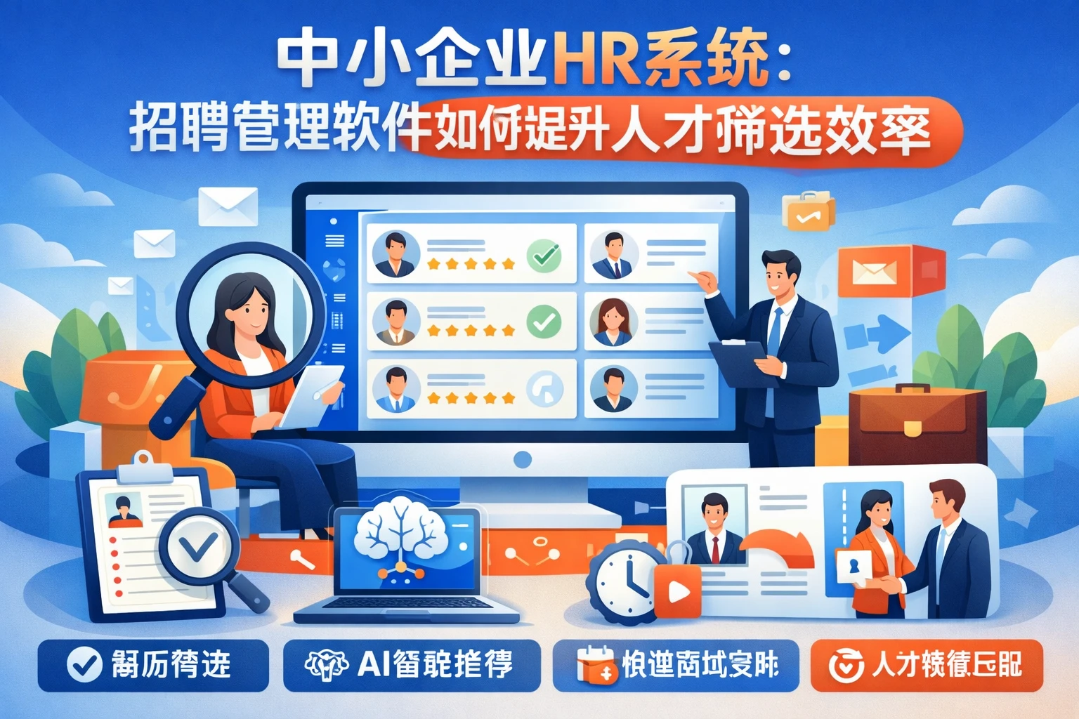 中小企业HR系统：招聘管理软件如何提升人才筛选效率