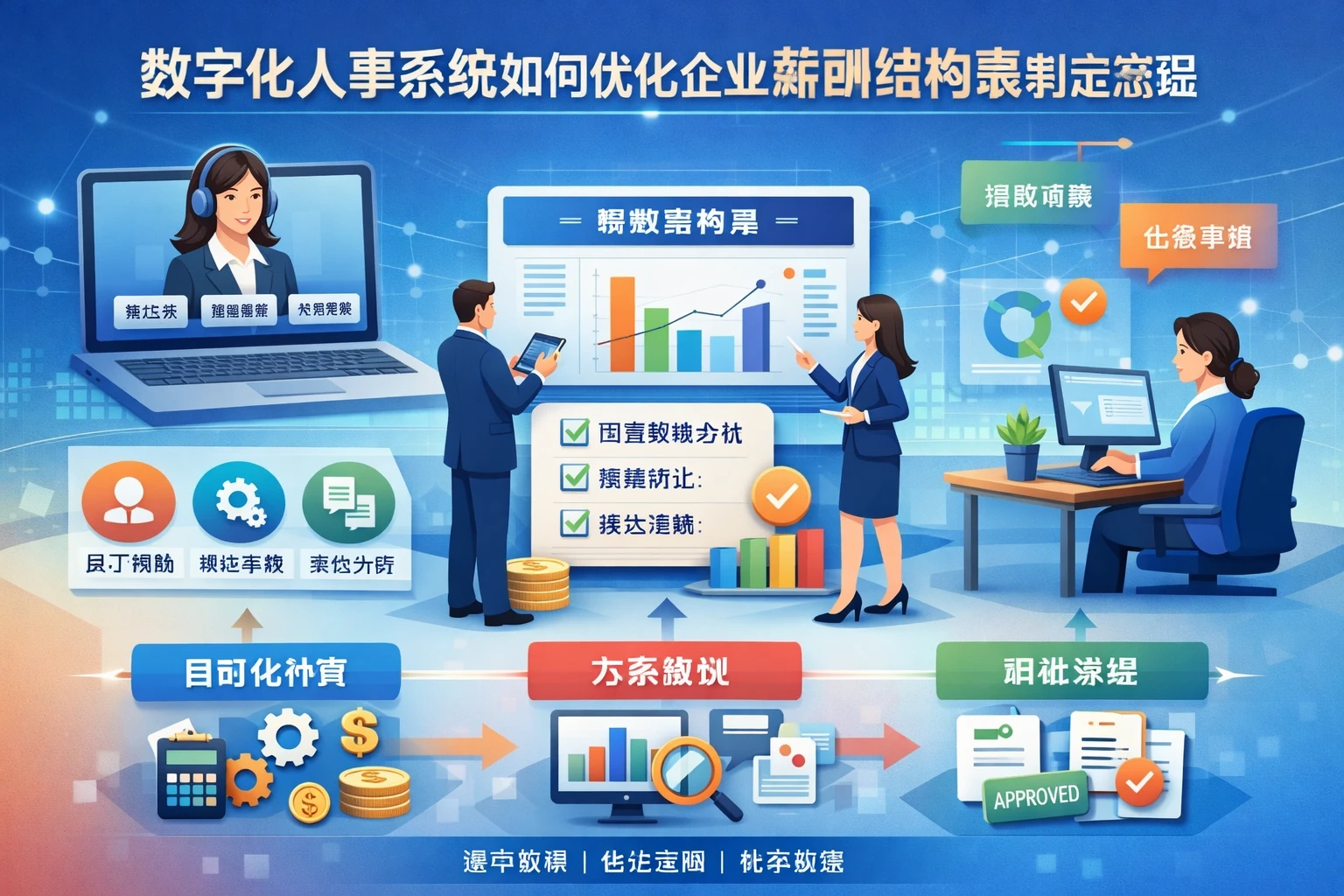 数字化人事系统如何优化企业薪酬结构表制定流程