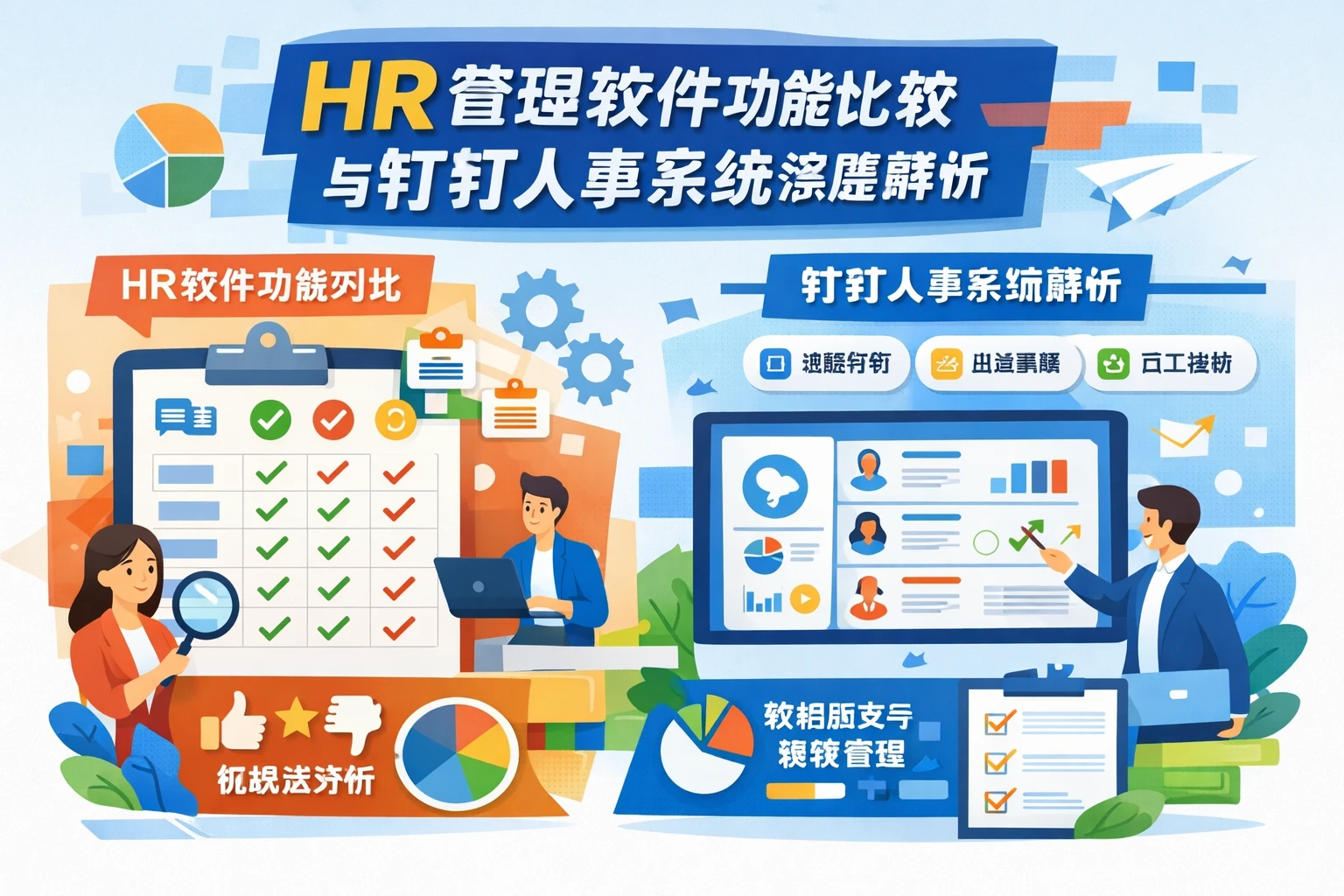 HR管理软件功能比较与钉钉人事系统深度解析