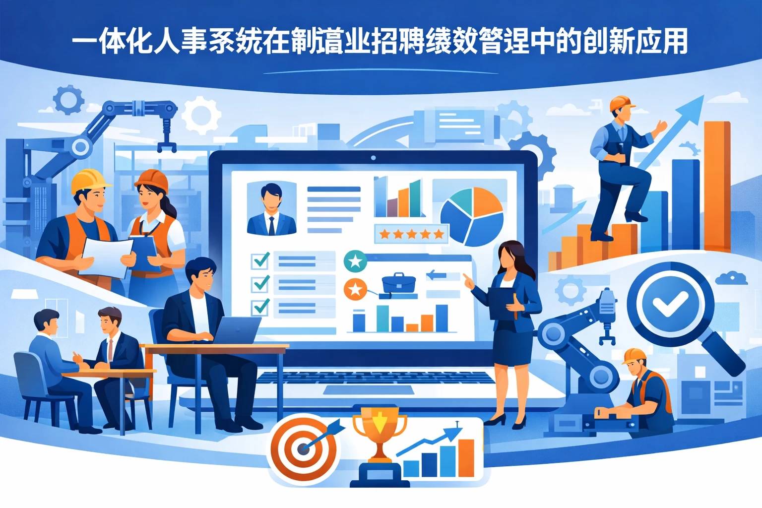 一体化人事系统在制造业招聘绩效管理中的创新应用
